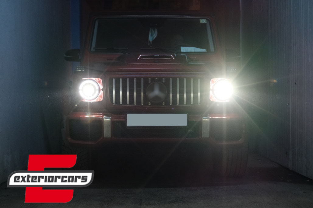 Full LED prednji farovi Facelift 2018 dizajn (crna) / Mercedes G-klasa W463 (2005-2017) - Slika 26