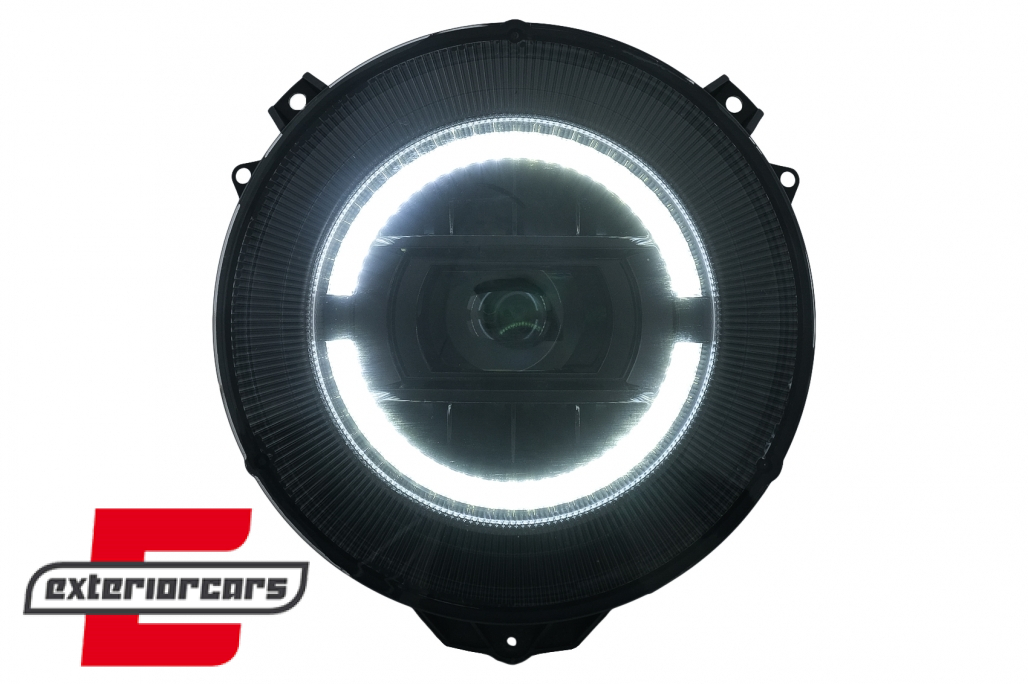 Full LED prednji farovi Facelift 2018 dizajn (crna) / Mercedes G-klasa W463 (2005-2017) - Slika 2