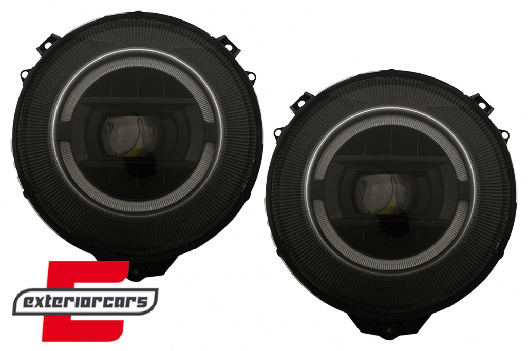 Full LED prednji farovi Facelift 2018 dizajn (crna) / Mercedes G-klasa W463 (2005-2017) - Slika 4