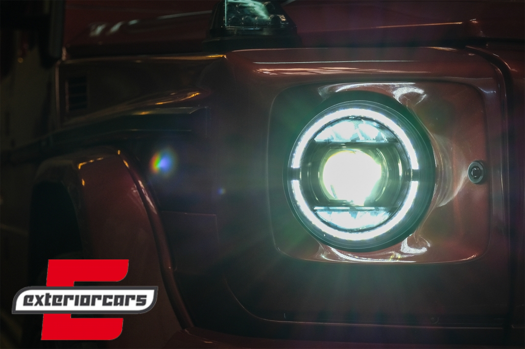 Full LED prednji farovi Facelift 2018 dizajn (crna) / Mercedes G-klasa W463 (2005-2017) - Slika 18