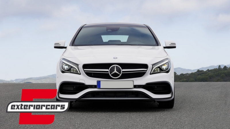 Prednji flapovi CLA45 AMG dizajn (piano crna) / Mercedes CLA W117 C117 X117 (2016-2018) - Slika 6