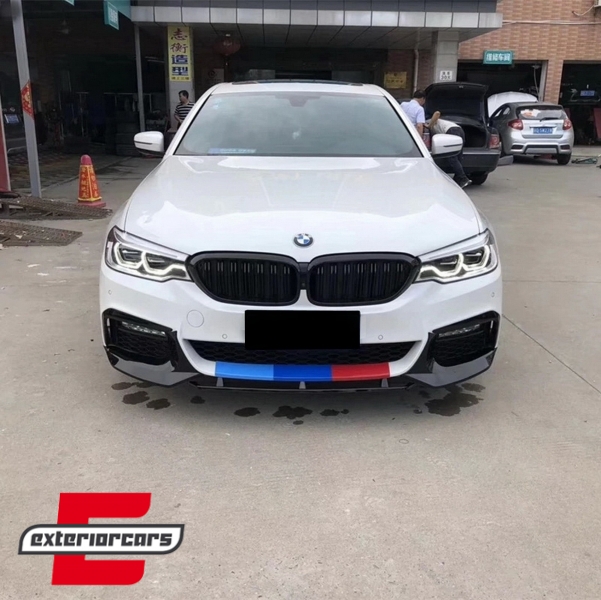 Prednji nastavak branika M5 dizajn (piano crna) / BMW serije 5 G30 G31 limuzina karavan (2017-2019) - Slika 8