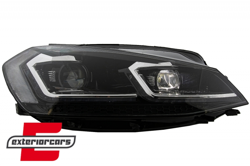 Prednja svjetla LED DRL SEQ žmigavci R line look / VW Golf 7.5 Facelift (2017-2019) - Slika 7