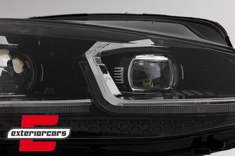Prednja svjetla LED DRL SEQ žmigavci R line look / VW Golf 7.5 Facelift (2017-2019) - Slika 8