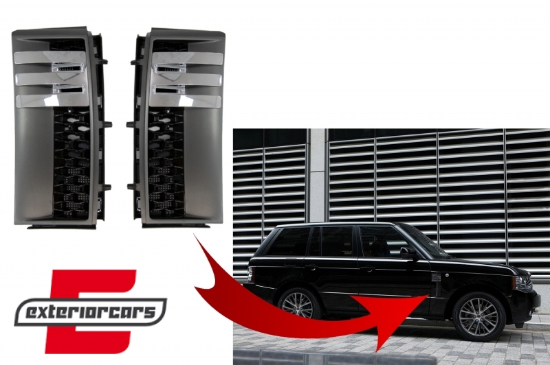 Bočni otvori Autobiography dizajn (tamno siva/crna) / Range ROVER Vogue III L322 (2002-2012) - Slika 8