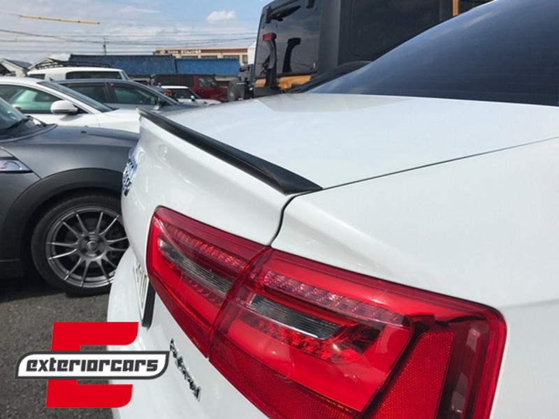 Lip bunkera S-line dizajn (mat crna) / Audi A6 C7 4G 4 vrata (2011-2018) - Slika 10