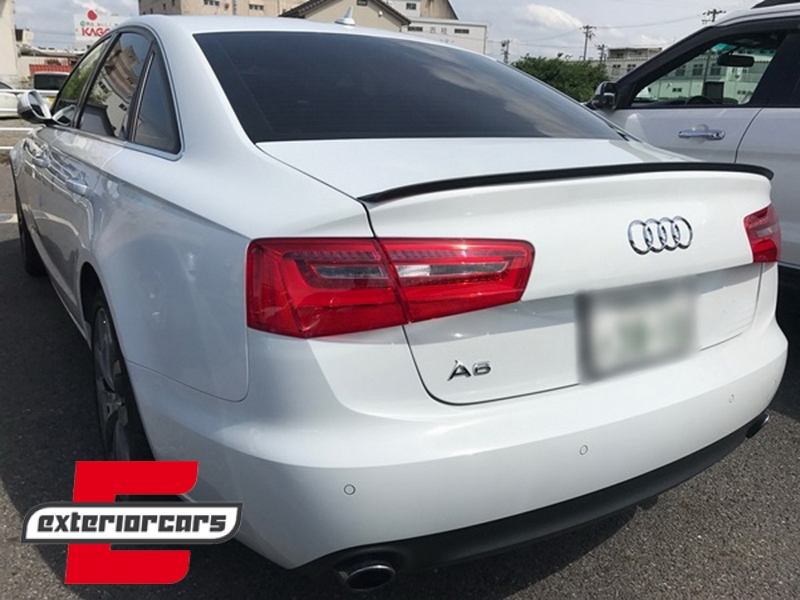 Lip bunkera S-line dizajn (mat crna) / Audi A6 C7 4G 4 vrata (2011-2018) - Slika 9