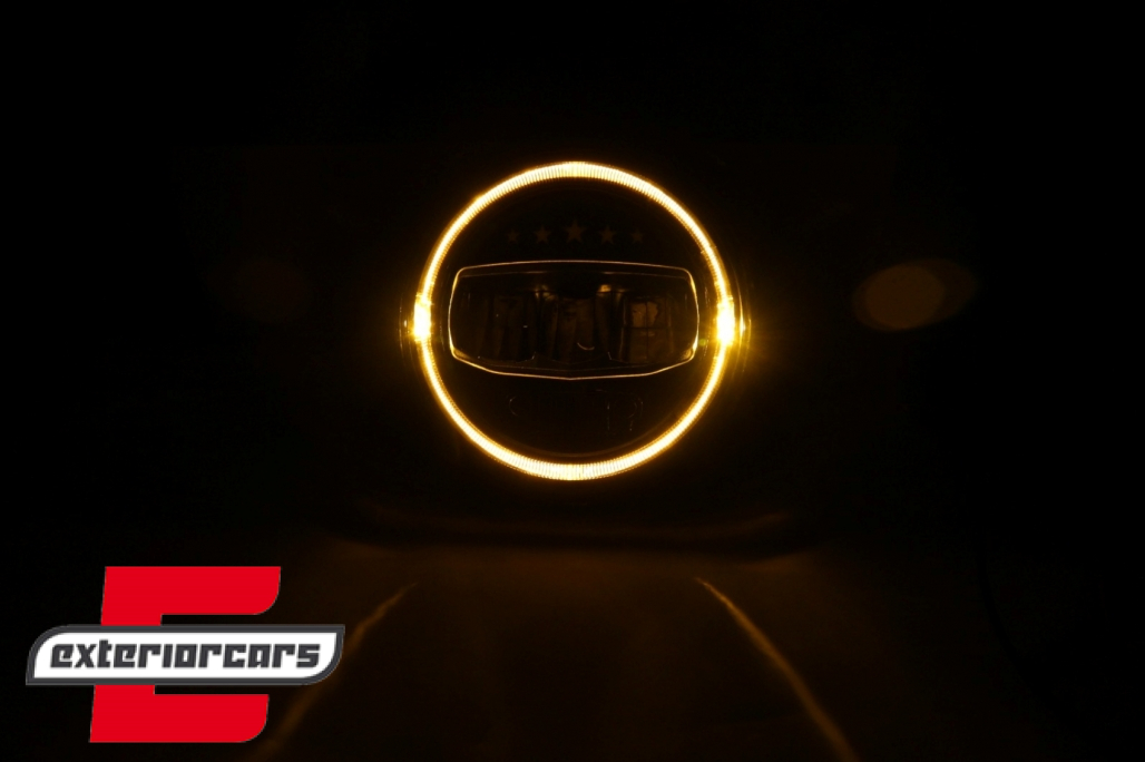 CREE LED prednji farovi Angel Eye DRL 5 Stars dizajn / Jeep Wrangler JK TJ LJ JL (1997-2017) - Slika 17