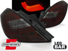 LED LightBar stražnja svjetla (crvena/smoke) / Opel Corsa D (2006-2014) hatchback 3V