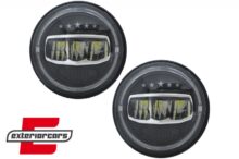 CREE LED prednji farovi Angel Eye DRL 5 Stars dizajn / Jeep Wrangler JK TJ LJ JL (1997-2017)