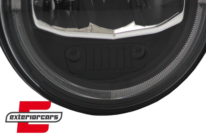CREE LED prednji farovi Angel Eye DRL 5 Stars dizajn / Jeep Wrangler JK TJ LJ JL (1997-2017) - Slika 11