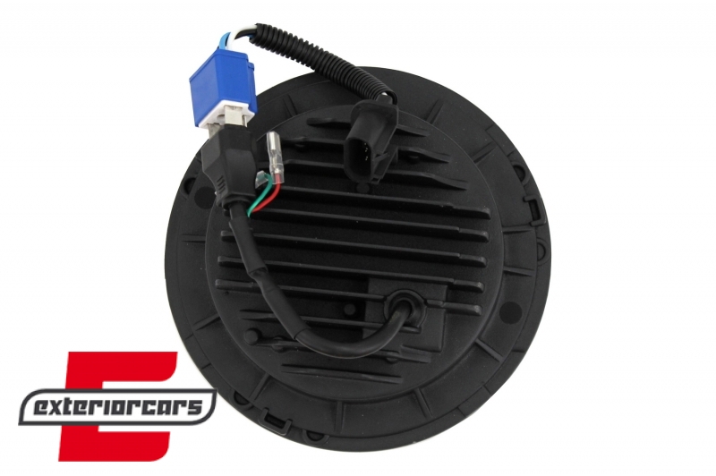 CREE LED prednji farovi Angel Eye DRL 5 Stars dizajn / Jeep Wrangler JK TJ LJ JL (1997-2017) - Slika 12