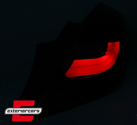 LED LightBar stražnja svjetla (crvena/smoke) / Opel Corsa D (2006-2014) hatchback 3V - Slika 3