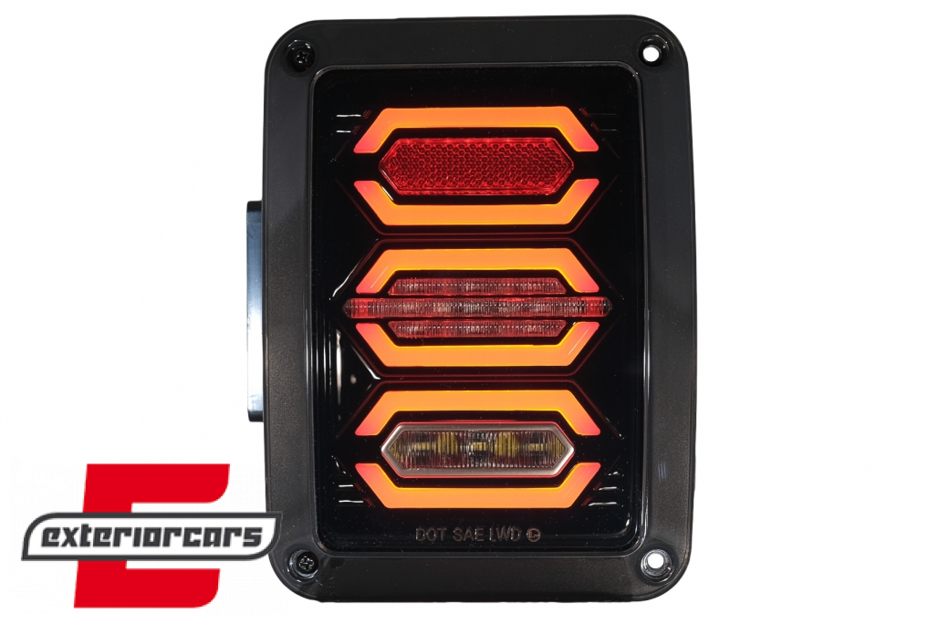 Full LED stražnja svjetla (smoke) / JEEP Wrangler JK (2007-2017) - Slika 2