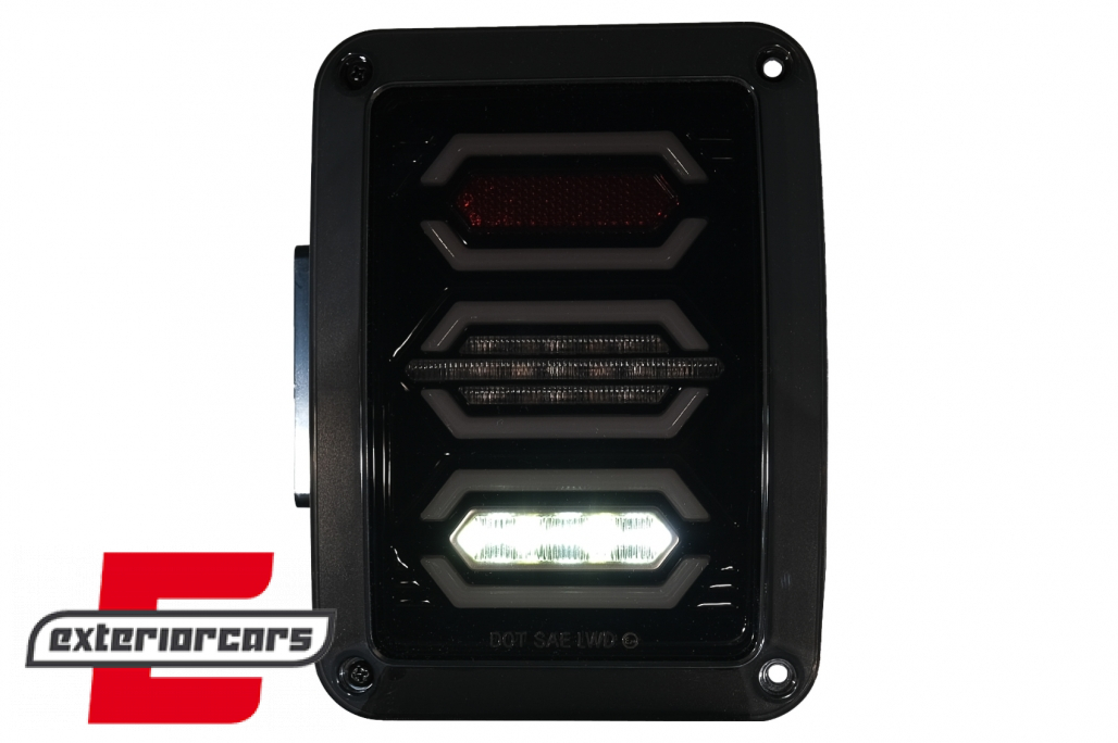 Full LED stražnja svjetla (smoke) / JEEP Wrangler JK (2007-2017) - Slika 7