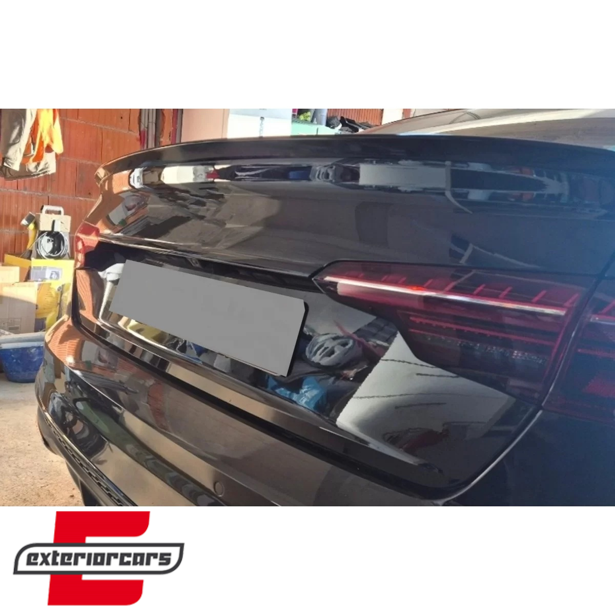 Lip bunkera S-line dizajn (piano crna) / Audi A4 B9 limuzina (2016-2024) - Slika 16