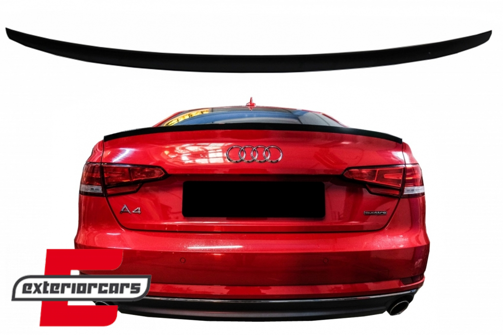Lip bunkera S-line dizajn (piano crna) / Audi A4 B9 limuzina (2016-2024)