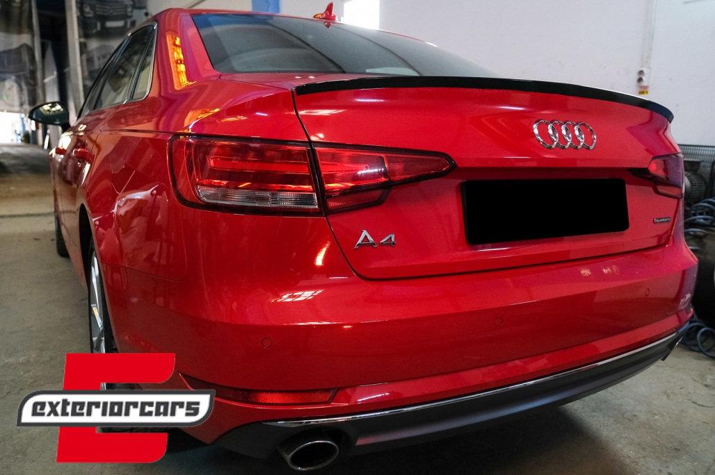 Lip bunkera S-line dizajn (piano crna) / Audi A4 B9 limuzina (2016-2024) - Slika 9