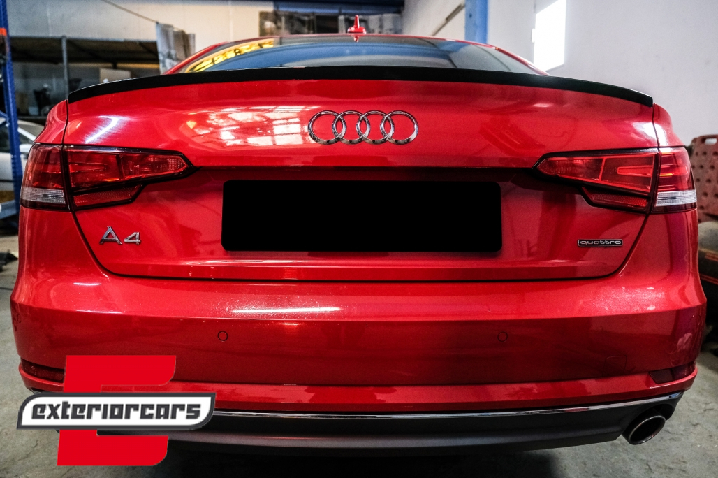 Lip bunkera S-line dizajn (piano crna) / Audi A4 B9 limuzina (2016-2024) - Slika 10