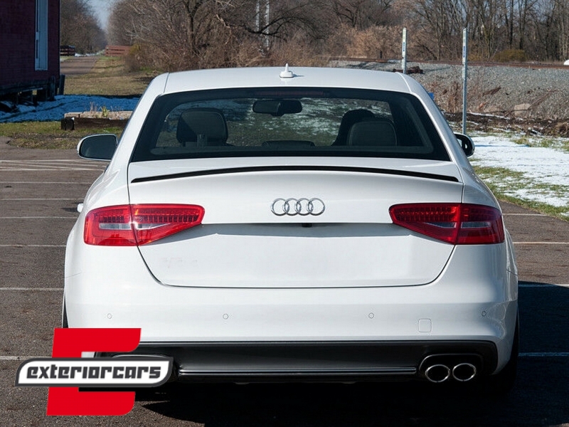 Lip bunkera S4 dizajn (mat crna) / AUDI A4 B8 limuzina (2008-2015) - Slika 8
