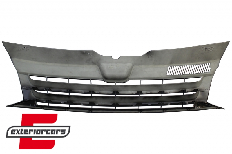 Prednja maska bez znaka (crna/chrome) / VW T5.1 Transporter Facelift (2010-2015) - Slika 4