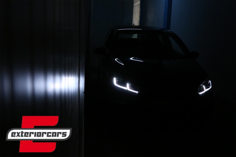 Prednja svjetla LED SEQ žmigavci G7.5 GTI look / VW Golf 6 VI (2008-2013) - Slika 12