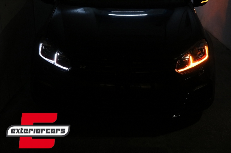 Prednja svjetla LED SEQ žmigavci G7.5 GTI look / VW Golf 6 VI (2008-2013) - Slika 13