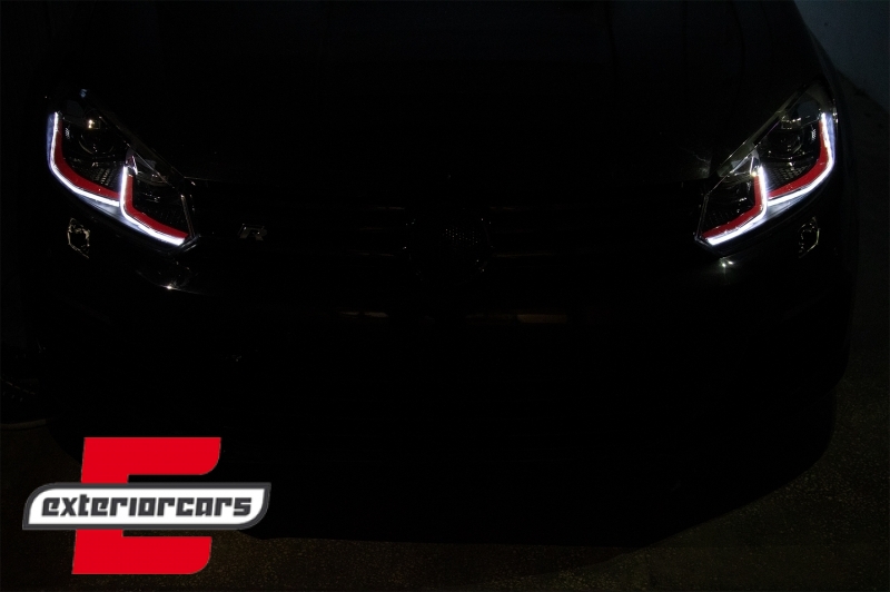 Prednja svjetla LED SEQ žmigavci G7.5 GTI look / VW Golf 6 VI (2008-2013) - Slika 14