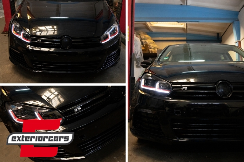 Prednja svjetla LED SEQ žmigavci G7.5 GTI look / VW Golf 6 VI (2008-2013) - Slika 16