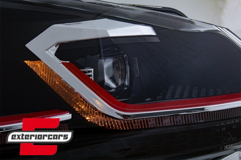 Prednja svjetla LED SEQ žmigavci G7.5 GTI look / VW Golf 6 VI (2008-2013) - Slika 6