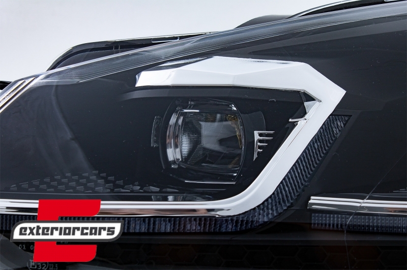 Prednja svjetla LED SEQ žmigavci G7.5 R line look / VW Golf 6 VI (2008-2013) - Slika 13
