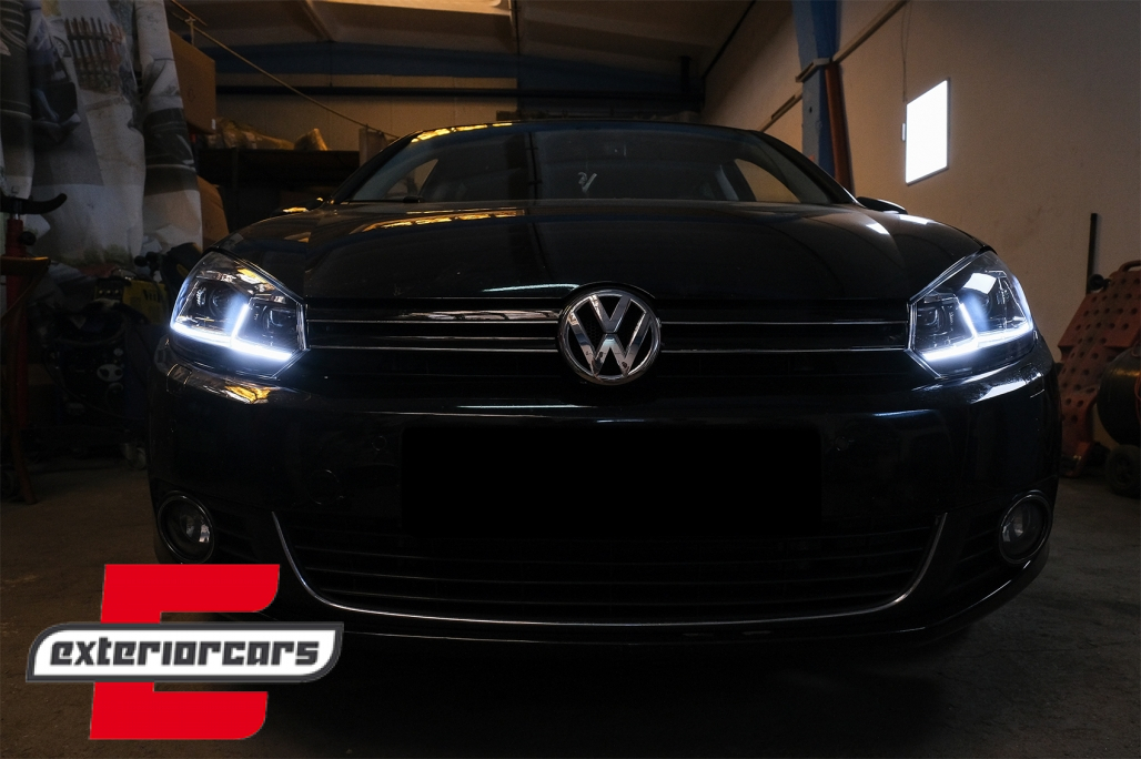 Prednja svjetla LED SEQ žmigavci G7.5 R line look / VW Golf 6 VI (2008-2013) - Slika 19