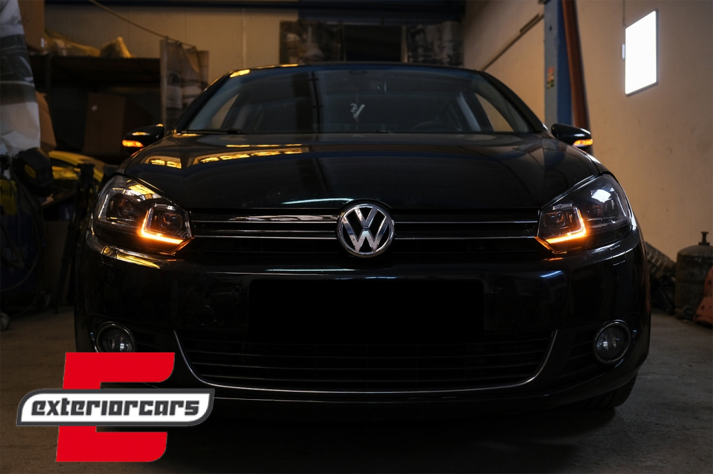 Prednja svjetla LED SEQ žmigavci G7.5 R line look / VW Golf 6 VI (2008-2013) - Slika 21