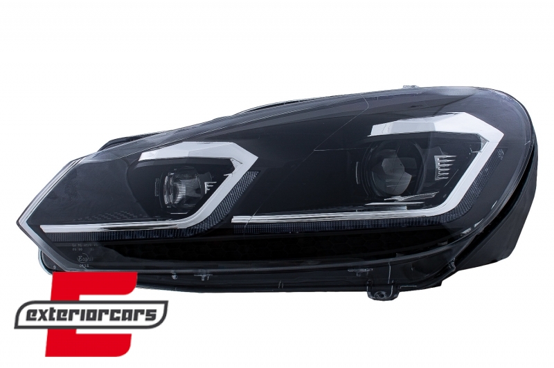 Prednja svjetla LED SEQ žmigavci G7.5 R line look / VW Golf 6 VI (2008-2013) - Slika 3