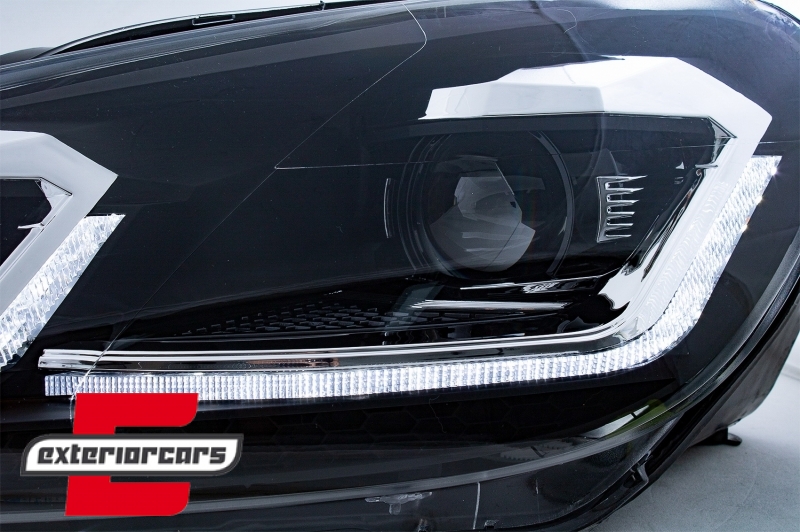 Prednja svjetla LED SEQ žmigavci G7.5 R line look / VW Golf 6 VI (2008-2013) - Slika 7