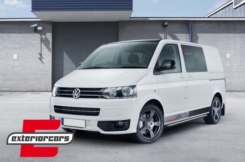 Prednji nastavak branika Sportline dizajn / VW Transporter Multivan Caravelle T5 T5.1 Facelift (2010-2015) - Slika 7