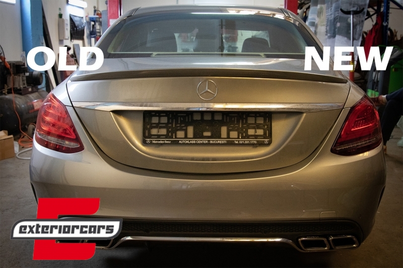 Full LED stražnja svjetla SEQ žmigavci Facelift dizajn (crvena/kristal) / Mercedes C-klasa W205 limuzina (2014-2018) - Slika 21