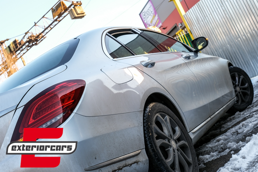 Full LED stražnja svjetla SEQ žmigavci Facelift dizajn (crvena/kristal) / Mercedes C-klasa W205 limuzina (2014-2018) - Slika 26
