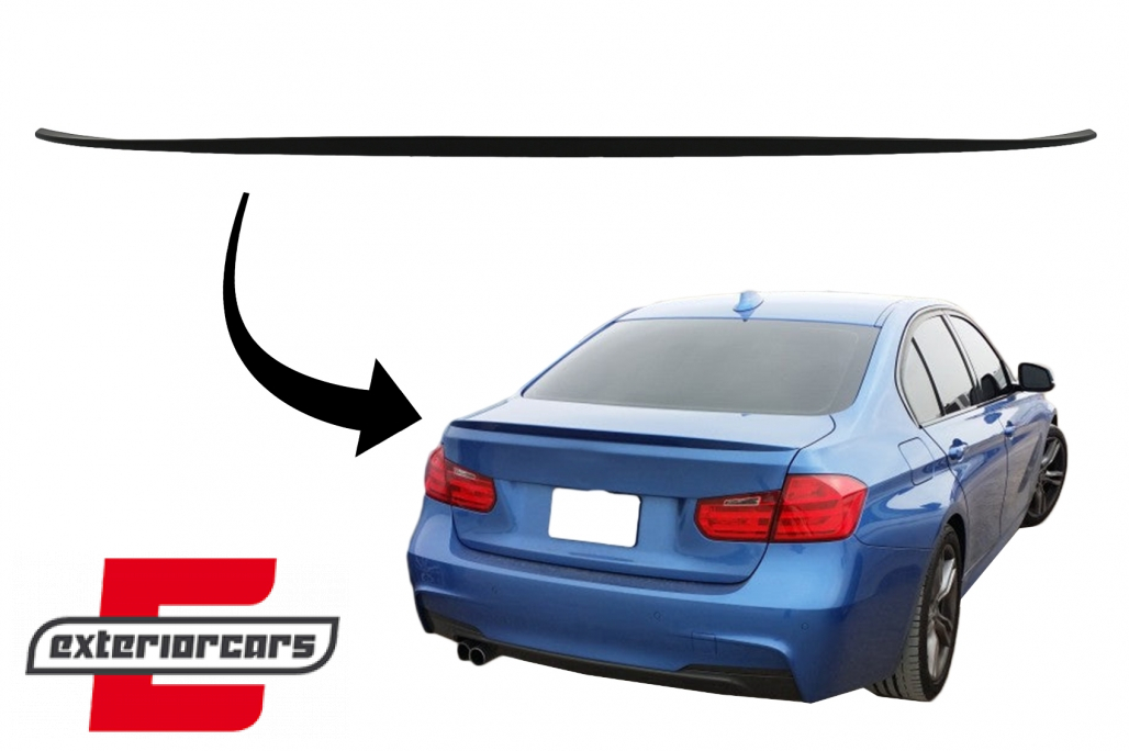 Lip bunkera M3 dizajn (mat crna) / BMW serije 3 F30 (2010-2019)