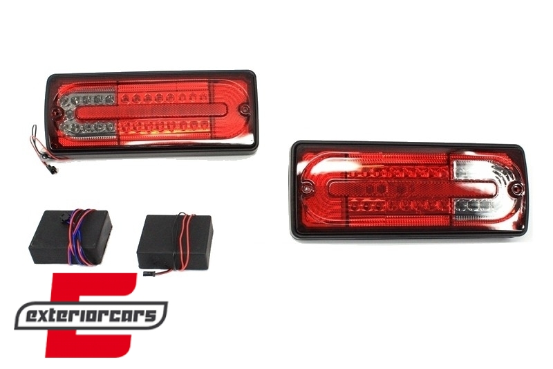 Full LED stražnja svjetla (crvena/smoke) / Mercedes G-klasa W463 (1989-2015) - Slika 8