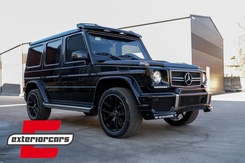 Prednji nastavak branika LED DRL B-dizajn / Mercedes G-klasa W463 (1989-2017) - Slika 11