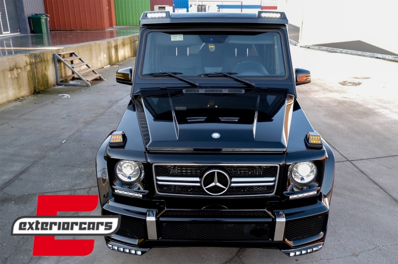 Prednji nastavak branika LED DRL B-dizajn / Mercedes G-klasa W463 (1989-2017) - Slika 13