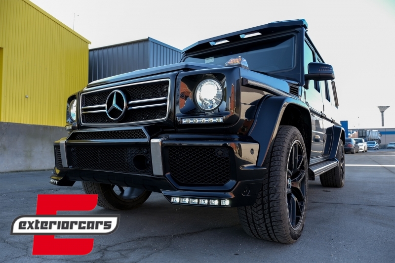Prednji krovni spojler LED 6×6 B-dizajn / MERCEDES G-klasa W463 (1989-2017) - Slika 12