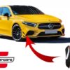 Bočni flapovi A35 AMG dizajn (piano crna) / Mercedes A-klasa W177 V177 (04.2018-12.2022)