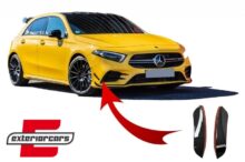 Bočni flapovi A35 AMG dizajn (piano crna) / Mercedes A-klasa W177 V177 (04.2018-12.2022)
