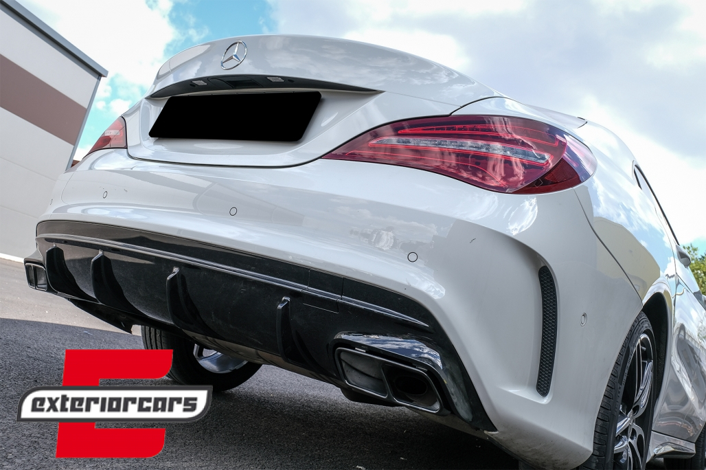 Nastavci auspuha A45 CLA45 AMG dizajn (crna) / Mercedes A-klasa W176 (2012-2018) CLA W117 C117 (2012-2018) - Slika 21