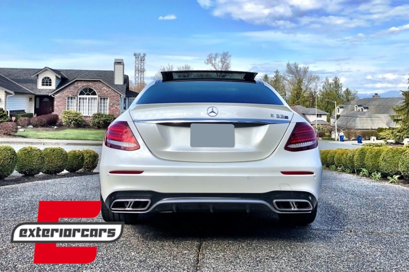 Nastavci auspuha E63S GLC63S AMG dizajn (chrome) / Mercedes E-klasa W213 (2016-) E63S dizajn GLC SUV X253 GLC Coupe C253 (2015-2017) - Slika 9
