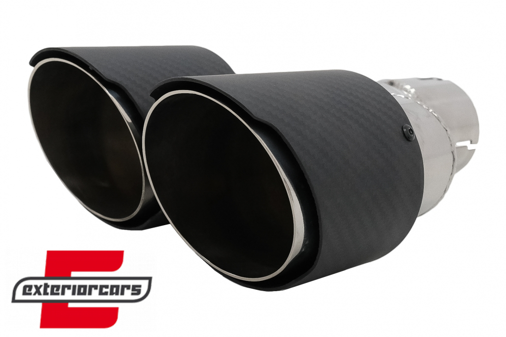 Univerzalni nastavci auspuha Carbon polirani look - Slika 6
