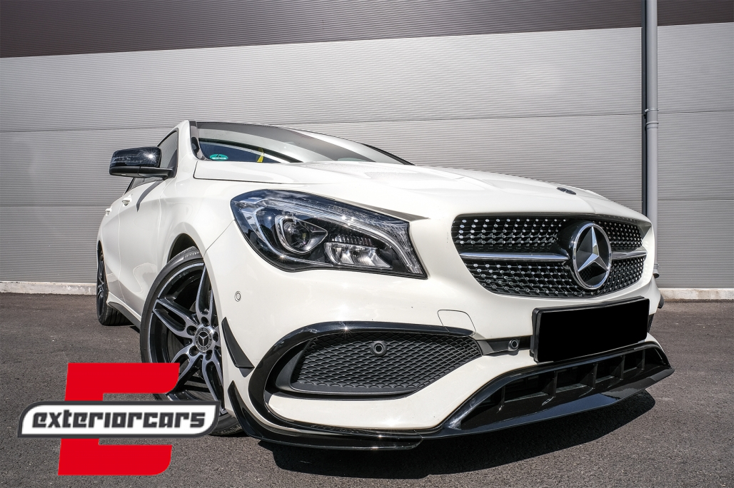 Prednji splitteri CLA45 AMG dizajn (piano crna) / Mercedes CLA W117 Facelift (2016-2018) - Slika 10