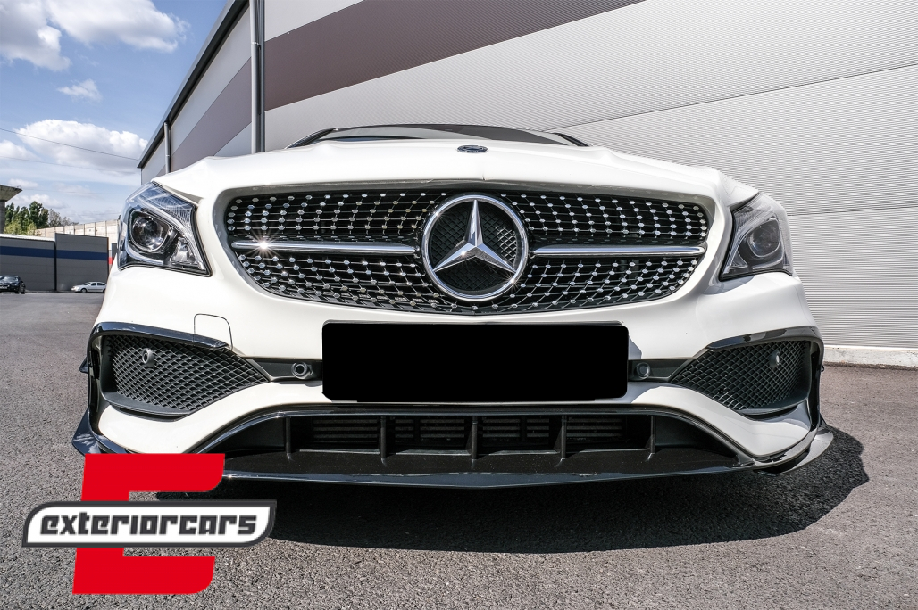 Prednji splitteri CLA45 AMG dizajn (piano crna) / Mercedes CLA W117 Facelift (2016-2018) - Slika 11